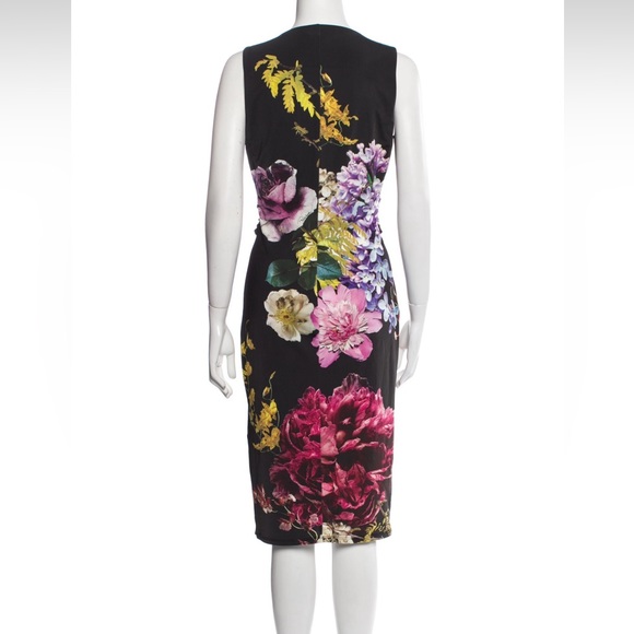 Roberto Cavalli Floral Print Midi Dress Size 12 - Picture 3 of 10